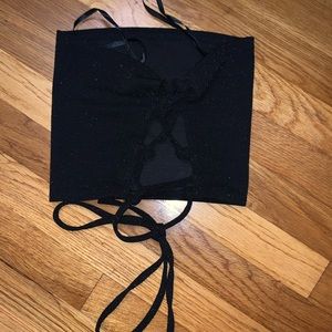 Sparkly Shein tube top